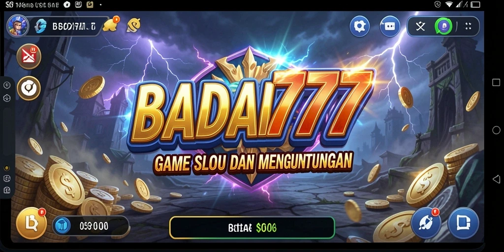 Tampilan gameplay BADAI777 yang mengesankan saat dimainkan.