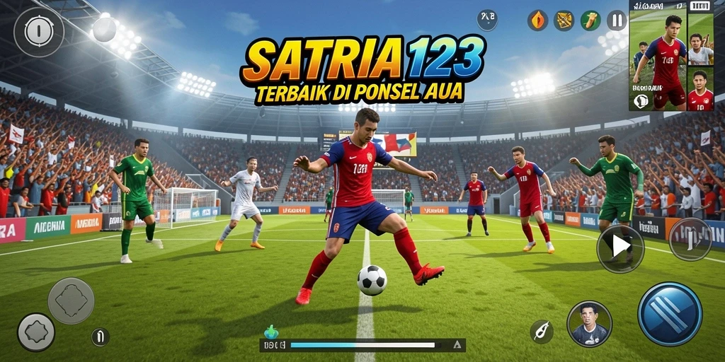 Tampilan gameplay menarik dan seru di SATRIA123.